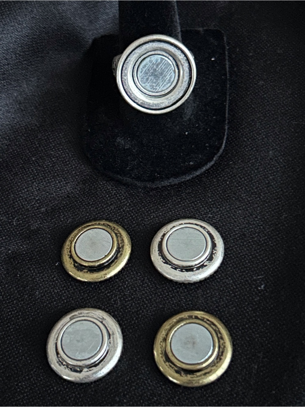 Premier Designs, 4 Faces Magnetic Interchangeable Statement Ring - Size 8 - Picture 8 of 9